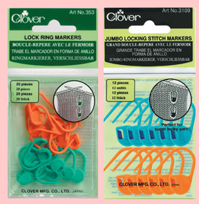 Clover Jumbo Locking Stitch Marker, No. 3109