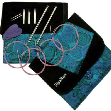 Interchangeable Knitting Needle Set - Bamboo 4 Tips Small - Hiya Hiya